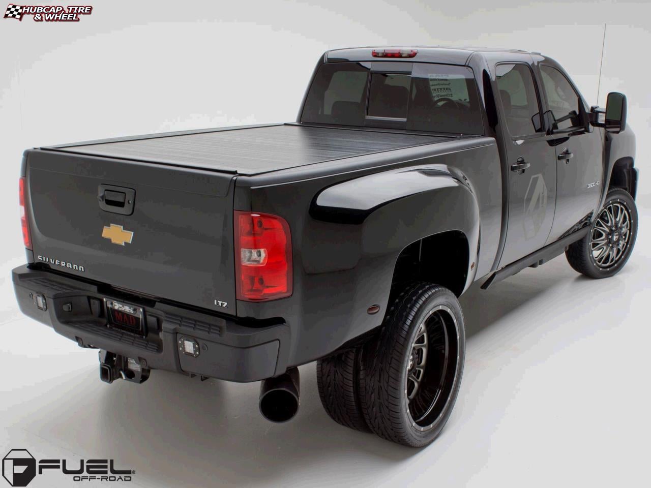 vehicle gallery/chevrolet sierra 3500 dually fuel throttle dually d213 24X9  Custom wheels and rims